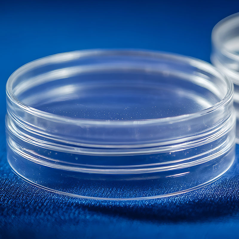 stacked petri dishes